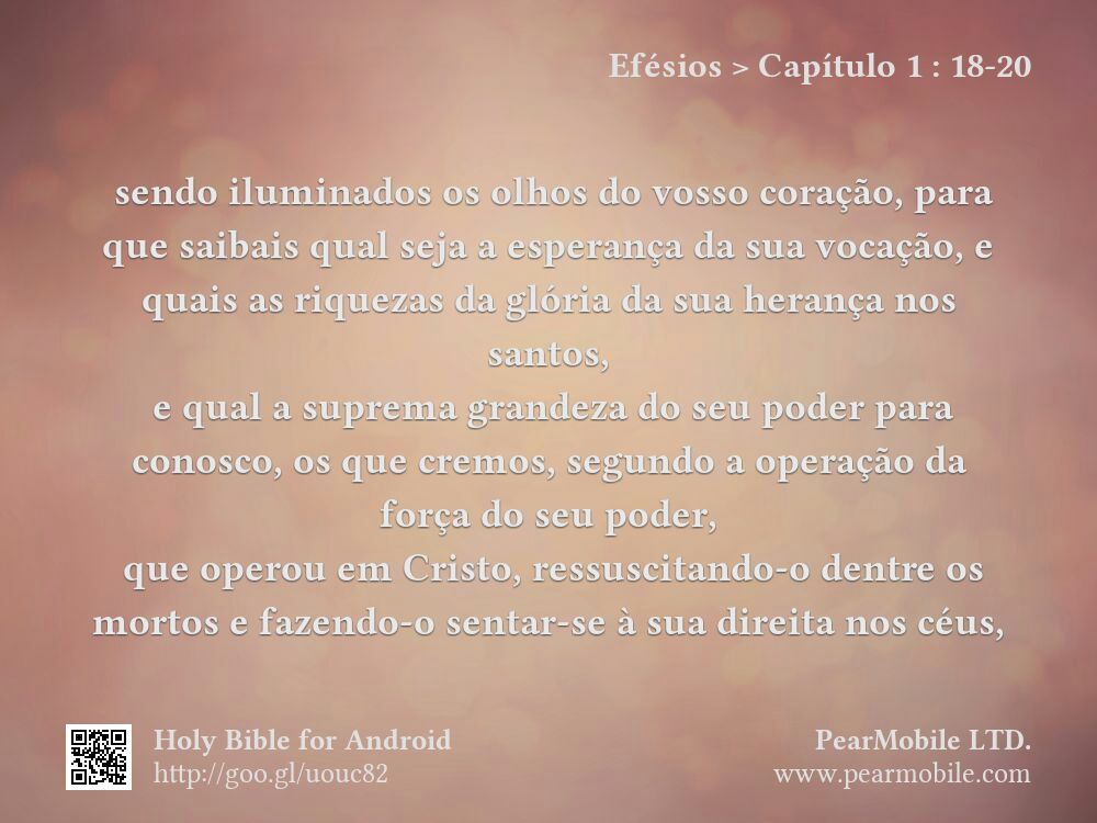 Efésios, Capítulo 1:18-20